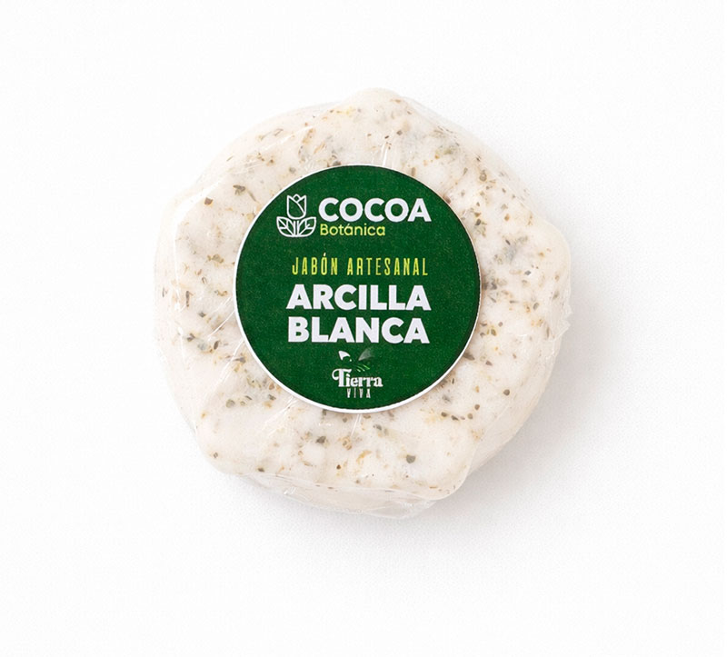 Jabón arcilla blanca